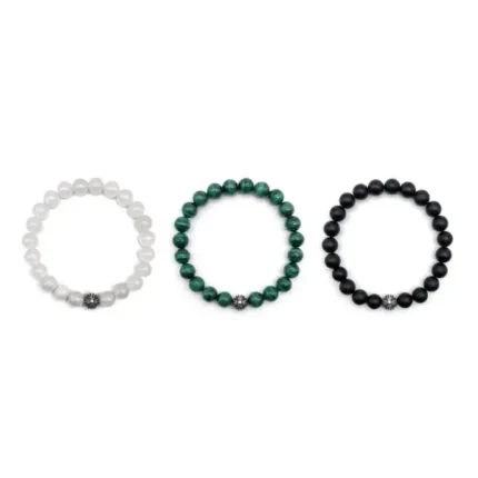 Chrome Hearts 8mm Plus Ball Beaded Bracelet