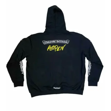 Chrome Hearts Aspen Exclusive Zip Up Hoodie Black