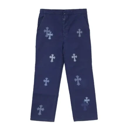 Chrome Hearts Blue Leather Cross Patch Carpenter