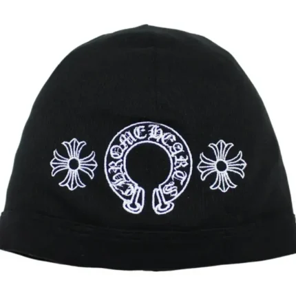 Chrome Hearts Horseshoe Skull Cap Beanie Black