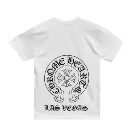Chrome Hearts Las Vegas Exclusive Horseshoe Logo Short Sleeve T-shirt