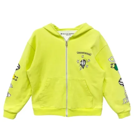 Chrome Hearts Matty Boy Thermal Zip Up Hoodie