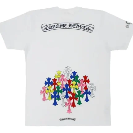 Chrome Hearts Multi Color Cross T-shirt White