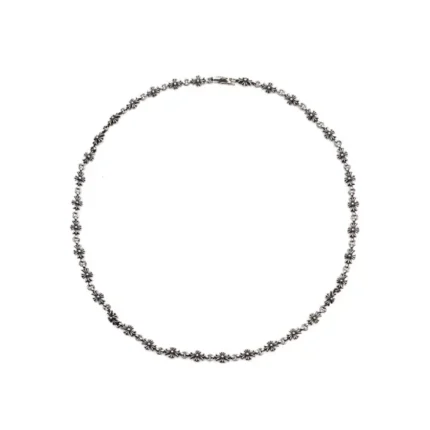 Chrome Hearts Silver Tiny E Plus Necklace