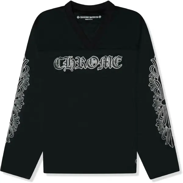 Chrome-Hearts-Stadium-Mesh-L_S-Jersey-Black Chrome Hearts Stadium Mesh L/S Jersey Black
