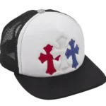 Chrome Hearts Trucker Hat Red/White/Blue