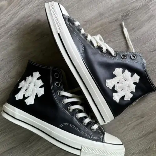Chrome Hearts Black Converse Chrome Hearts Black Converse