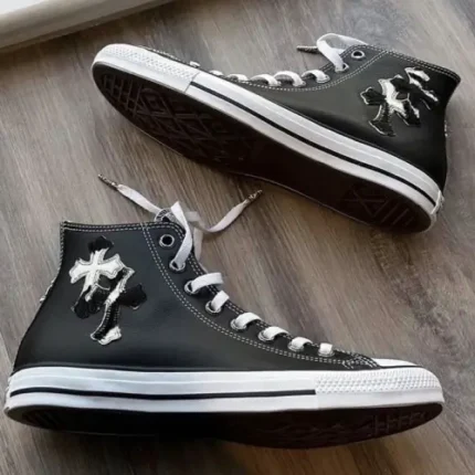 Chrome Hearts Black Cross Converse